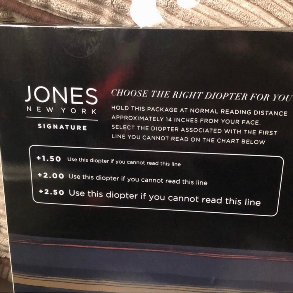 New Jones New York Package 3 Pairs Mens Reading Glasses Readers +2.00 Strength - Picture 5 of 8